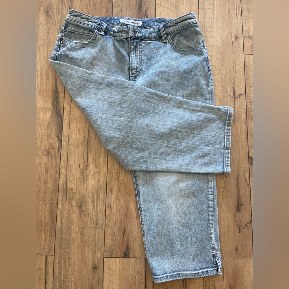 Chico’s Women’s Platinum Denim Crop Jeans